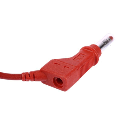 Staubli, 32A, 600V, Red, 1m Lead Length