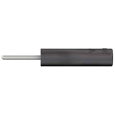 Multi Contact Black, Male to Female Test Connector Adapter With Brass contacts and Nickel Plated - Socket Size: 4mm