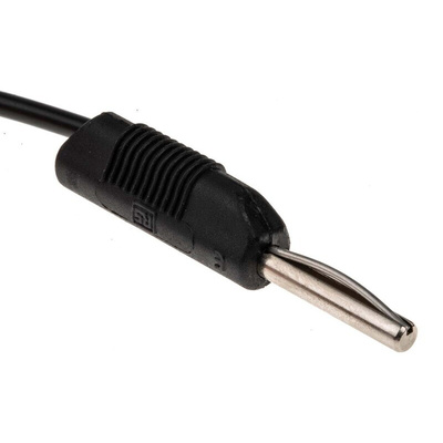 RS PRO, 2.5A, 50V ac, Black, 1m Lead Length