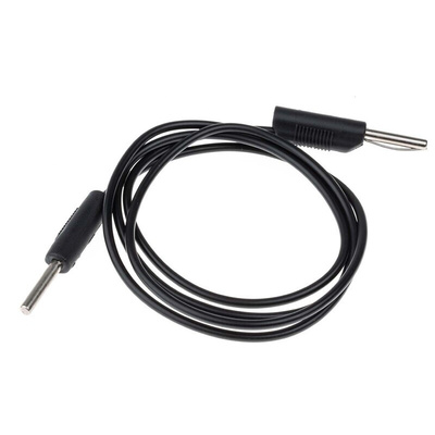 RS PRO, 2.5A, 50V ac, Black, 1m Lead Length