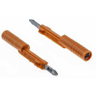 Phoenix Contact Orange, Male Test Connector Adapter