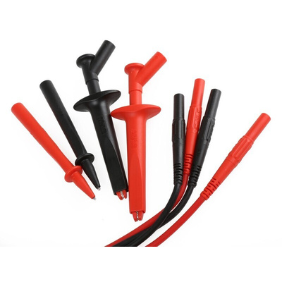 Staubli Test Lead Kit With Jaw Grip x 2, Probe x 2, Test Lead x 2
