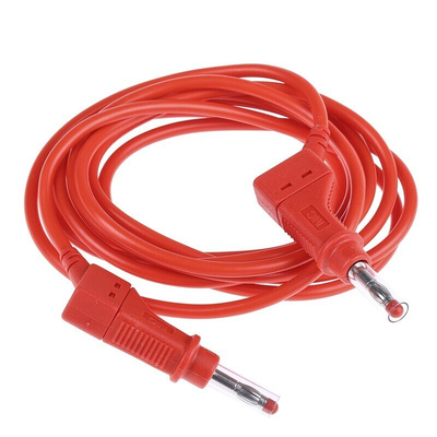 Staubli, 32A, 600V, Red, 2m Lead Length