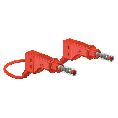 Staubli, 32A, 600V, Red, 500mm Lead Length