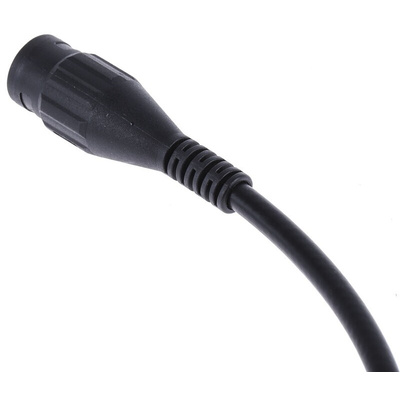 Staubli Test lead, 1kV, Black, 1m Lead Length