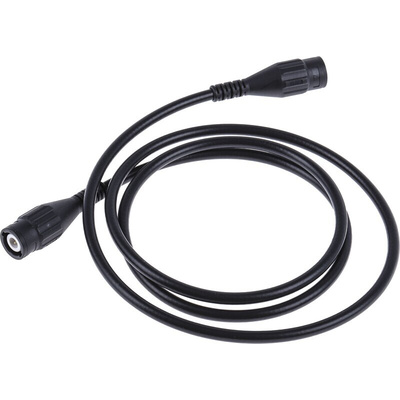 Staubli Test lead, 1kV, Black, 1m Lead Length