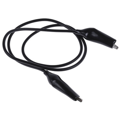 Mueller Electric Test Leads, 7A, 300V, Black, Green, Red, White, Yellow, 300mm Lead Length