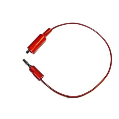 Mueller Electric Crocodile Clip Lead, 10A, 300V, Red, 300mm Lead Length