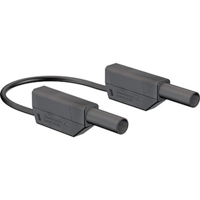 Staubli, 32A, Black, 1m Lead Length