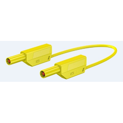 Staubli, 32A, 1kV, Yellow, 500mm Lead Length