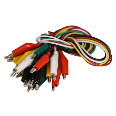 Kitronik Crocodile Clip Lead, 500mA, 500mm Lead Length