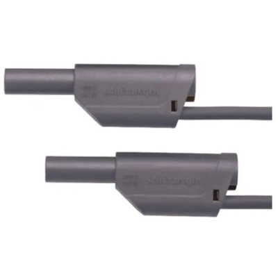 Schutzinger Test lead, 32A, 1kV, Grey, 1.5m Lead Length