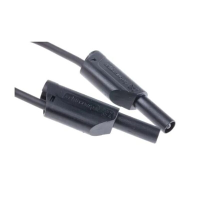 Schutzinger Test lead, 32A, 1kV, Black, 1.5m Lead Length