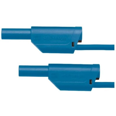 Schutzinger Test lead, 32A, 1kV, Blue, 500mm Lead Length