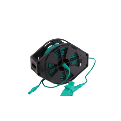 Megger Test lead, 0 → 600V, Green, 30m Lead Length