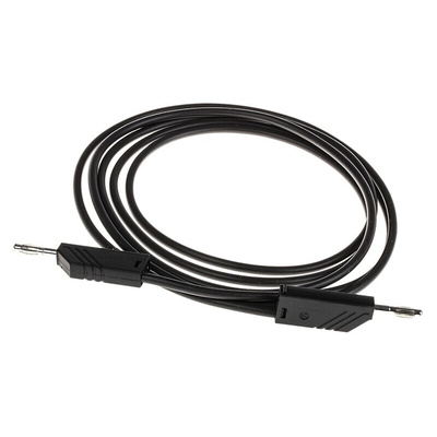 Hirschmann Test & Measurement, 16A, 60V dc, Black, 2m Lead Length