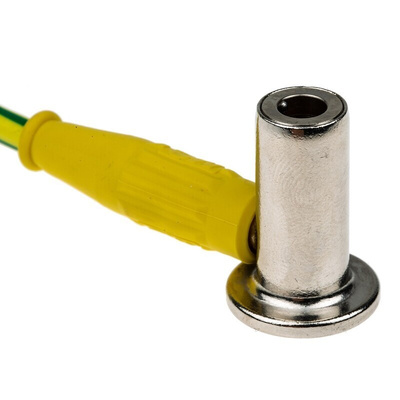 Staubli Test lead, Green/Yellow, 2m Lead Length