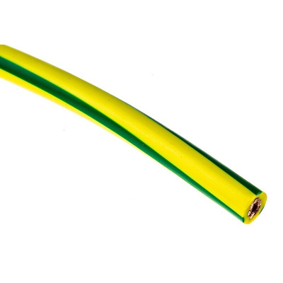 Staubli Test lead, Green/Yellow, 2m Lead Length