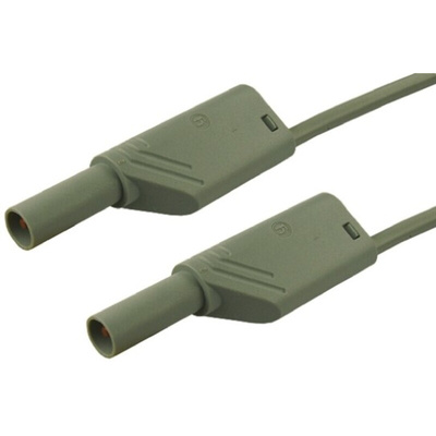 Hirschmann Test & Measurement, 32A, 1000V ac/dc, Grey, 2m Lead Length