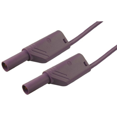 Hirschmann Test & Measurement, 32A, 1000V ac/dc, Violet, 2m Lead Length