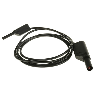 Hirschmann Test & Measurement, 10A, 1000V ac/dc, Black, 1m Lead Length