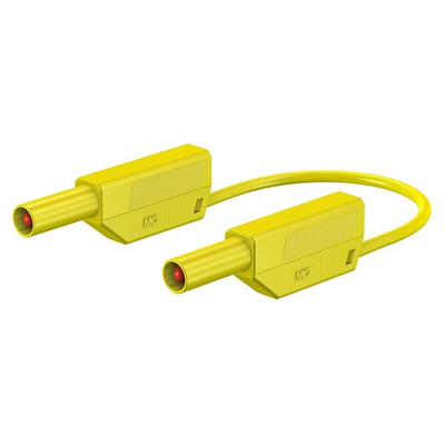 Staubli, 32A, 600 → 1000V, Yellow, 2m Lead Length