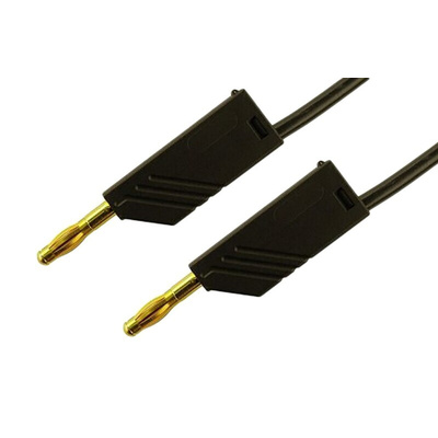 Hirschmann Test & Measurement, 32A, 30 V ac, 60V dc, Black, 2m Lead Length