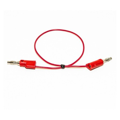 Mueller Electric Test lead, 10A, 300V, Red, 1.5m Lead Length