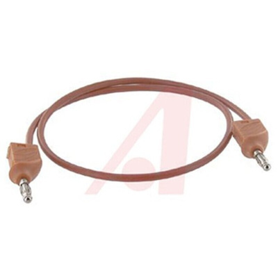 Mueller Electric, 20A, 3kV, Red, 500mm Lead Length
