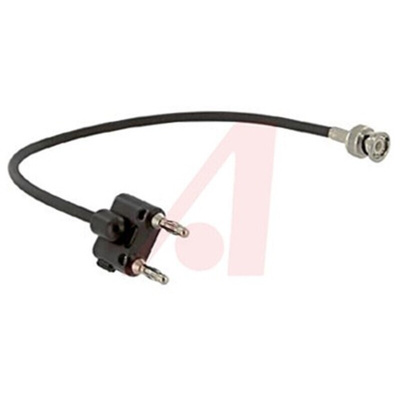 Mueller Electric BNC Test Lead, 500V ac, Black, 300mm Lead Length