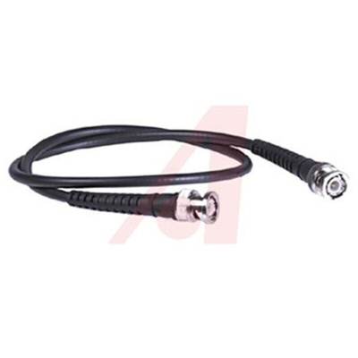 Mueller Electric BNC Test Lead, 300V ac, Black, 600mm Lead Length