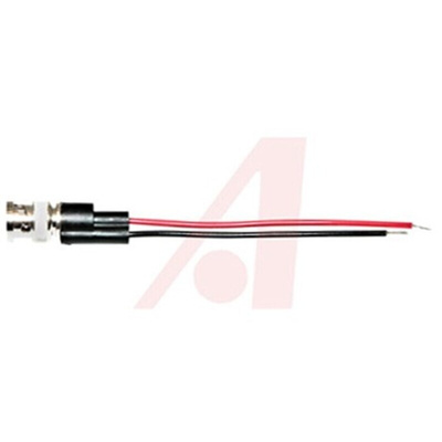 Mueller Electric BNC Test Lead, 500V ac, Black, Red, 200mm Lead Length