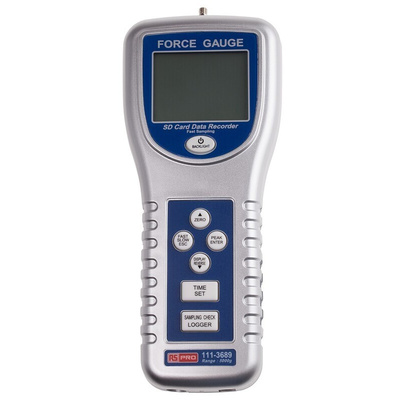 RS PRO Force Gauge RS232, USB, Range: 49.03N