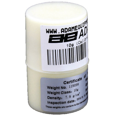Adam Equipment Co Ltd 10g Weighing Scale 10 g Check Weight