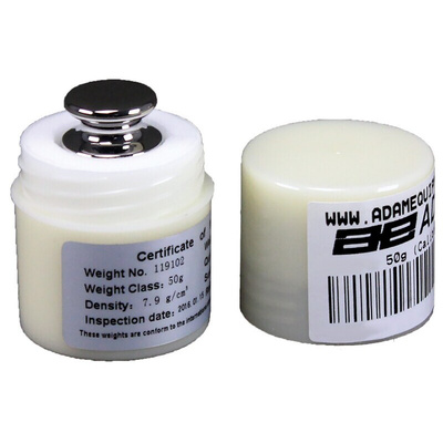 Adam Equipment Co Ltd 50g Weighing Scale 50 g Check Weight
