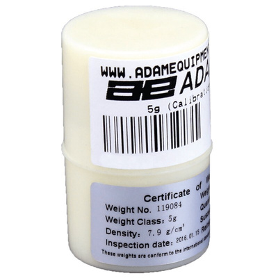 Adam Equipment Co Ltd 5g Weighing Scale 5 g Check Weight PreCal
