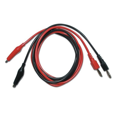 BK Precision Test lead, 5A, 60V, Black, Red, 1m Lead Length