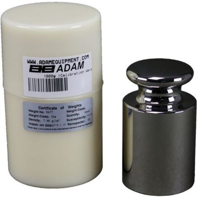 Adam Equipment Co Ltd 1kg Calibration Weight With UKAS Calibration