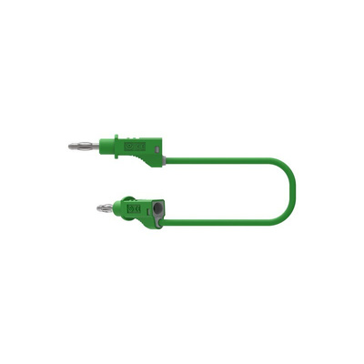Electro PJP Test lead, 36A, 30 → 60V, Green, 200cm Lead Length