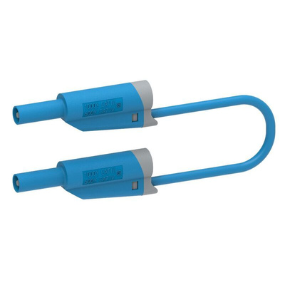 Electro PJP Test lead, 36A, 600V, Blue, 100cm Lead Length