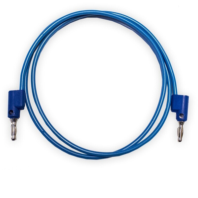 Mueller Electric Test Leads, 15A, 1kV, Blue, 12in Lead Length