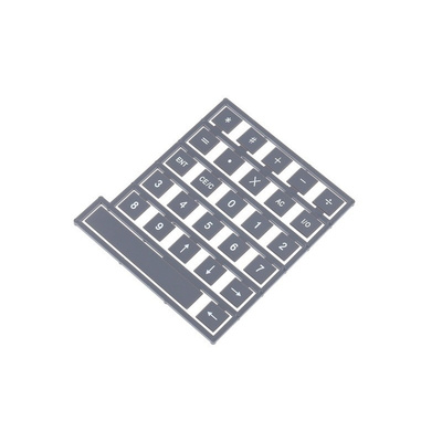 Keypad Legend Sheet for use with 700, 700 Series, 900 Series