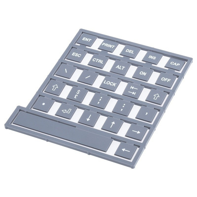 Keypad Legend Sheet for use with 700, 700 Series, 900 Series