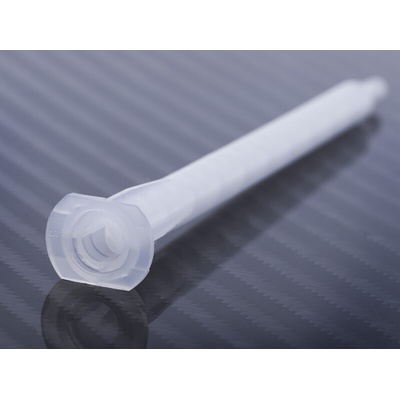 RS PRO Mixer Nozzle, 50ml Bayonet 10 Mixing elements 150mm