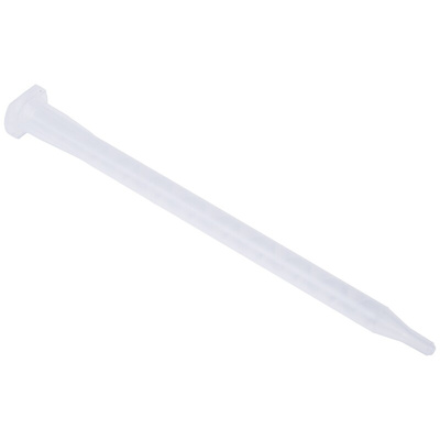 RS PRO Mixer Nozzle, 50ml Bayonet 10 Mixing elements 150mm