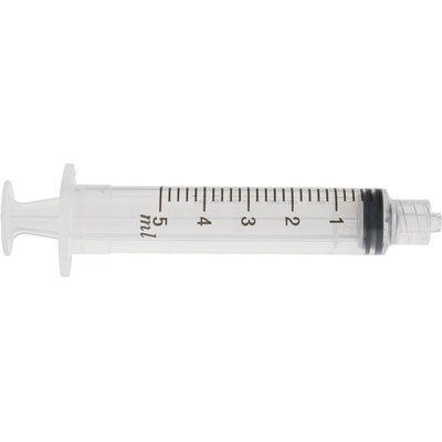 RS PRO 5ml Plastic Syringe