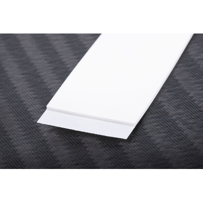 RS PRO White Foam Tape, 25mm x 150mm, 0.8mm Thick