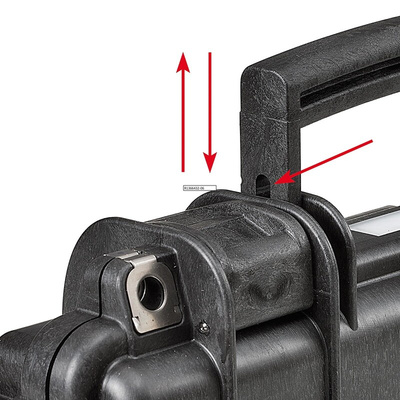 Explorer Cases Waterproof Plastic Equipment case, 326 x 75 x 269mm