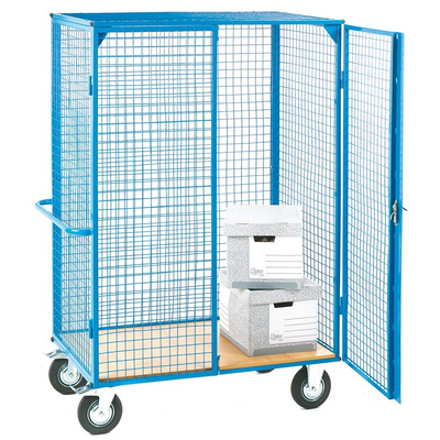 RS PRO 3 Shelf Heavy Duty Trolley, 1150 x 750mm, 3 x 30kg Load