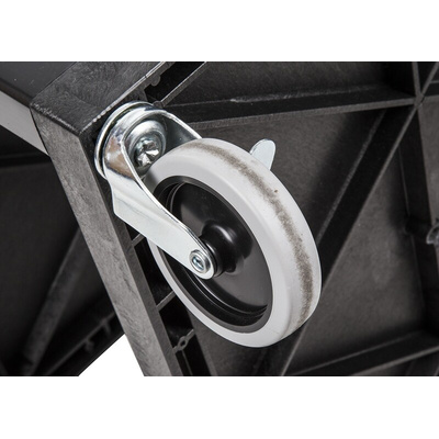 RS PRO 3 Shelf PE Trolley, 610 x 460mm, 150kg Load